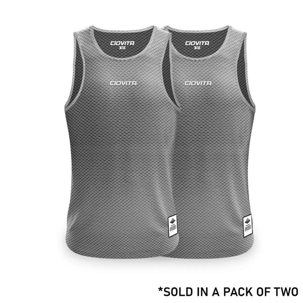 Men's Strato Undervest (2Pk Grey)