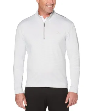 Mens Thermal Fine Line Pullover with Chevron