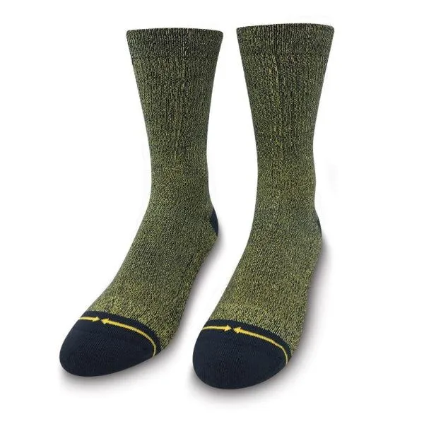 Merge4 Navy Heather Classic Crew Socks