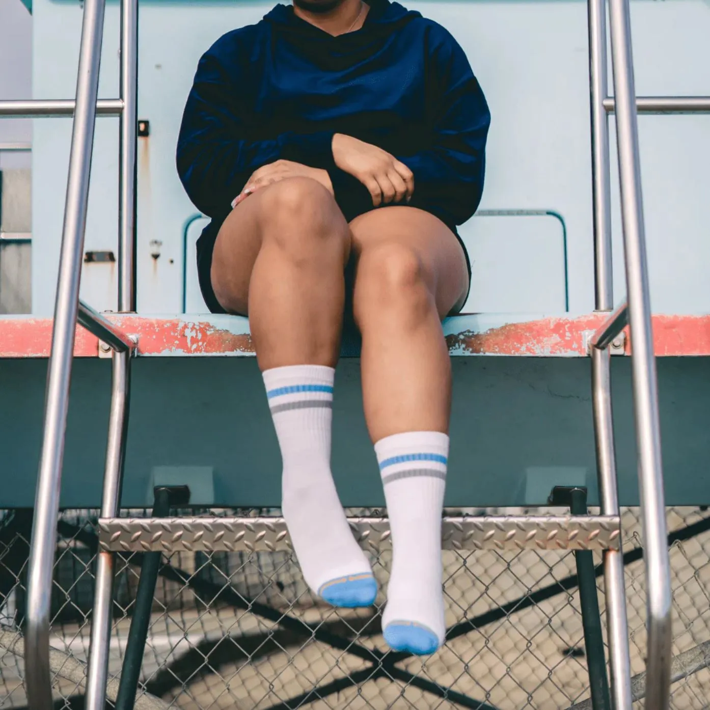 Merge4 Repreve Subtle Sky Classic Crew Socks