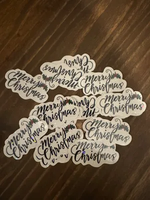 Merry Christmas Stickers