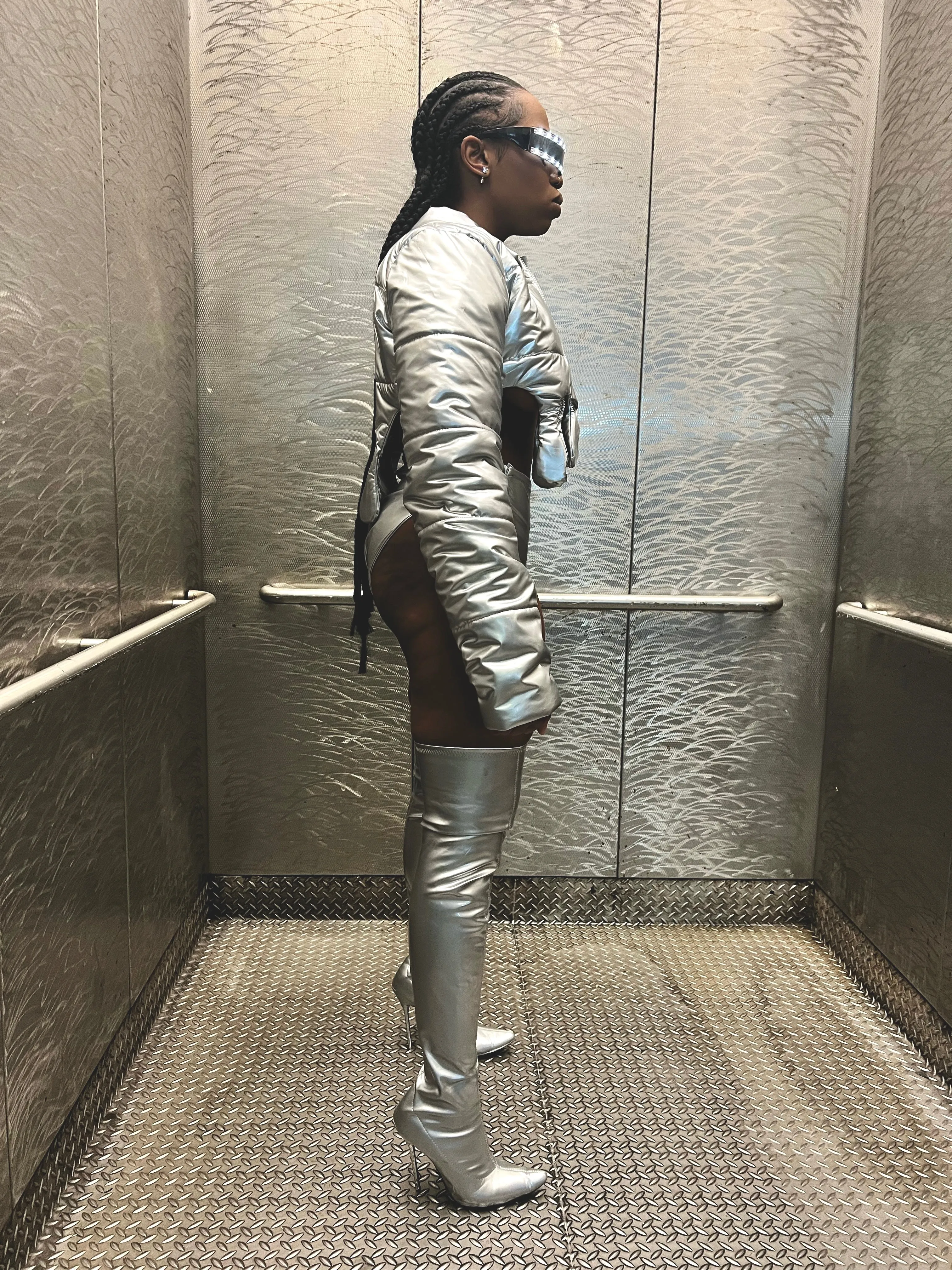 Metallic Drip Jacket