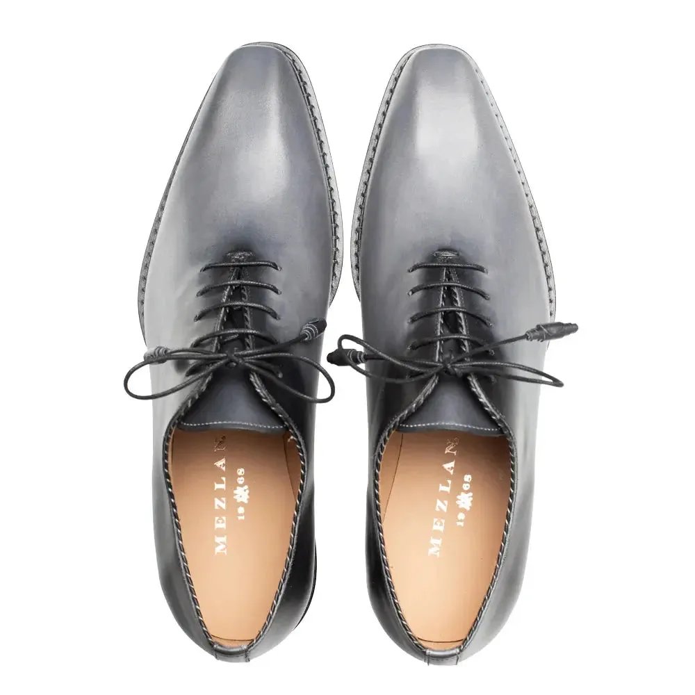 Mezlan Barbaro 21316 Grey/Black Genuine Two-Tone Oxfords