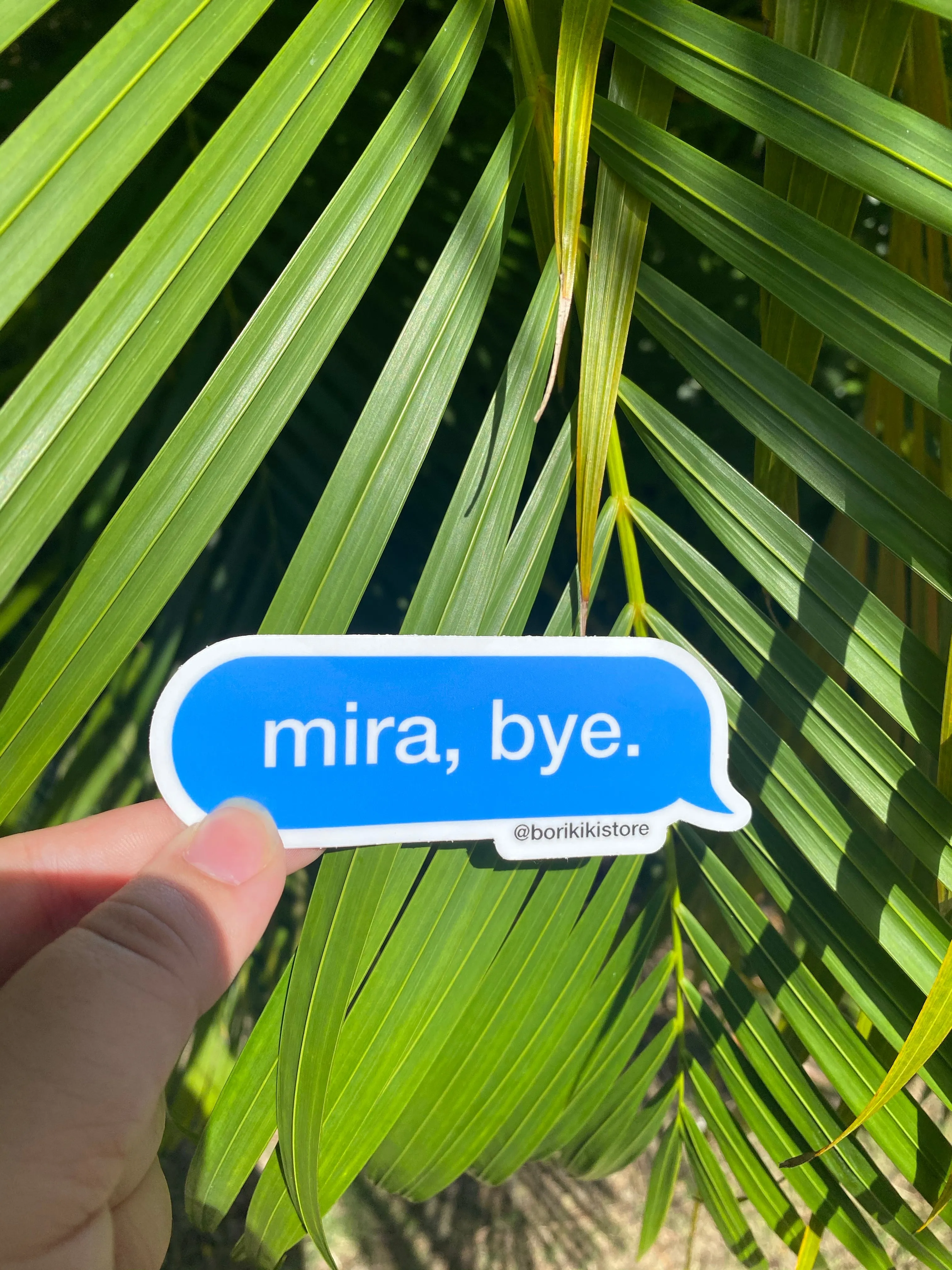 Mira, Bye - Text Bubble