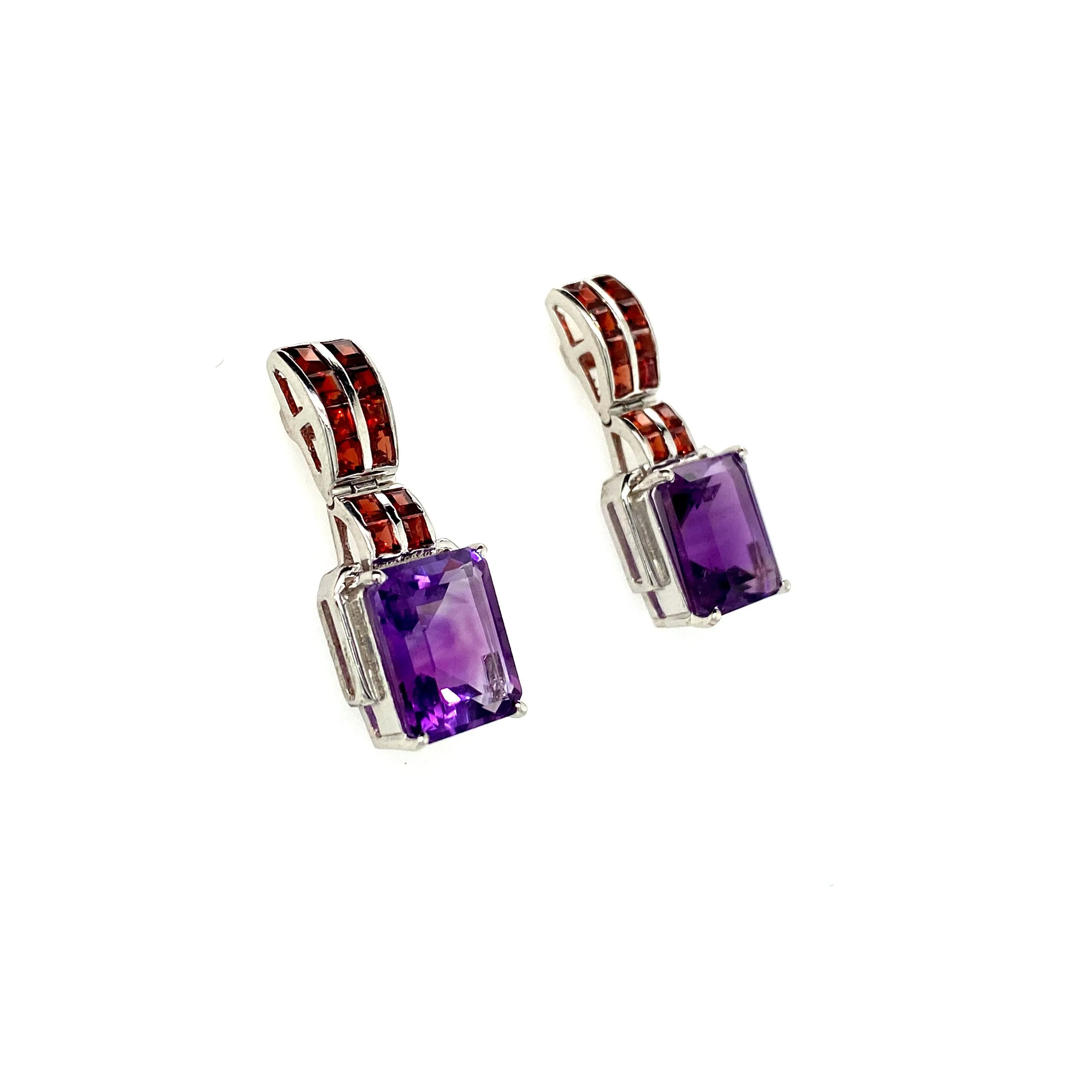 Multi Colour Stones Earring in .925 Sterling Silver KST - 55392
