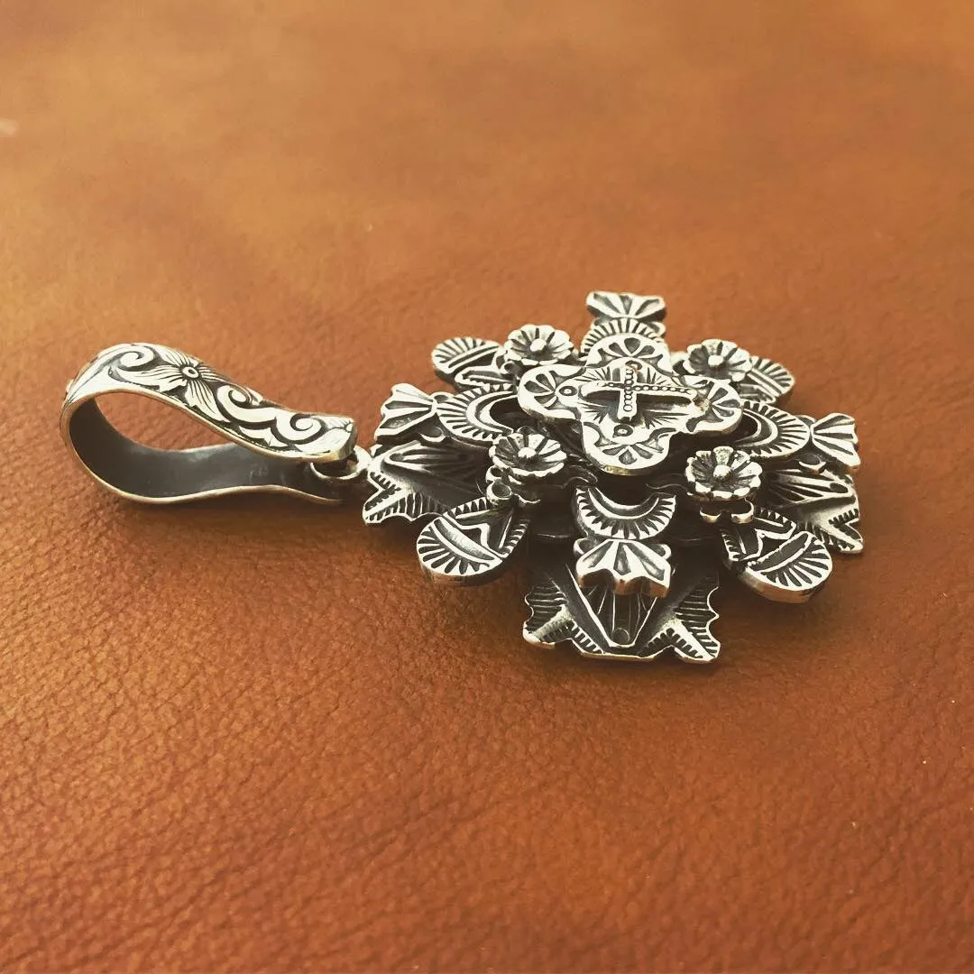 Multi Layer Cross Pendant I