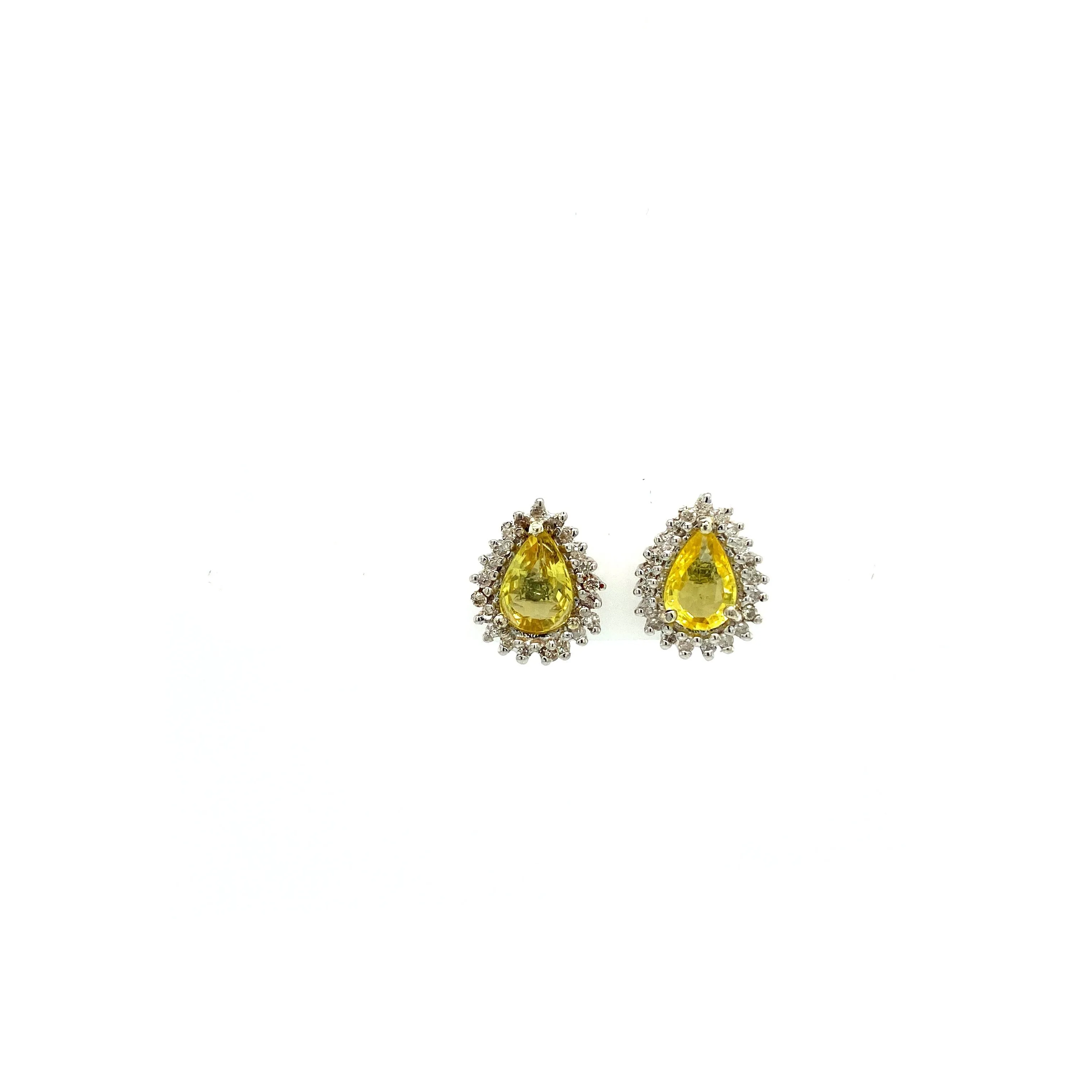 Multi Sapphire Earring in .925 Sterling Silver - KST 53020