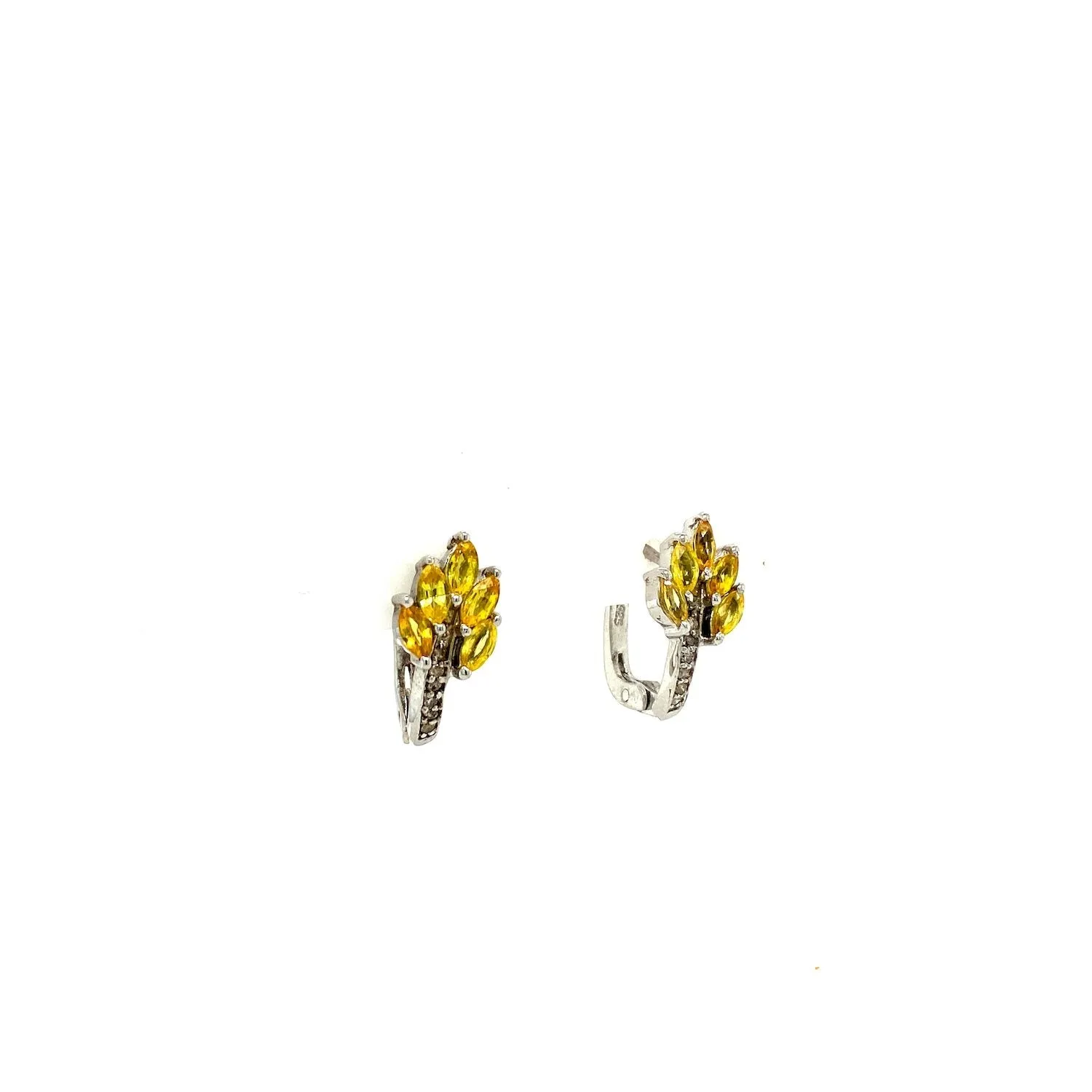 Multi Sapphire Jewellery Set in .925 Sterling Silver - KSS 6400