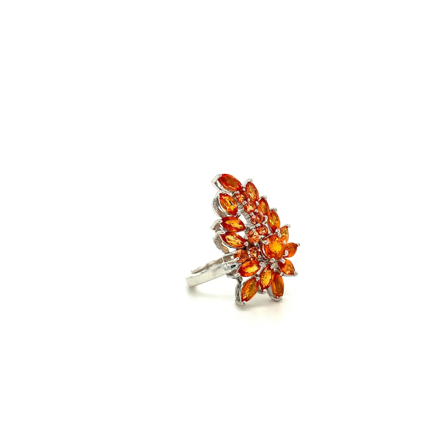 Multi Sapphire Jewellery Set in .925 Sterling Silver - KSS 6558
