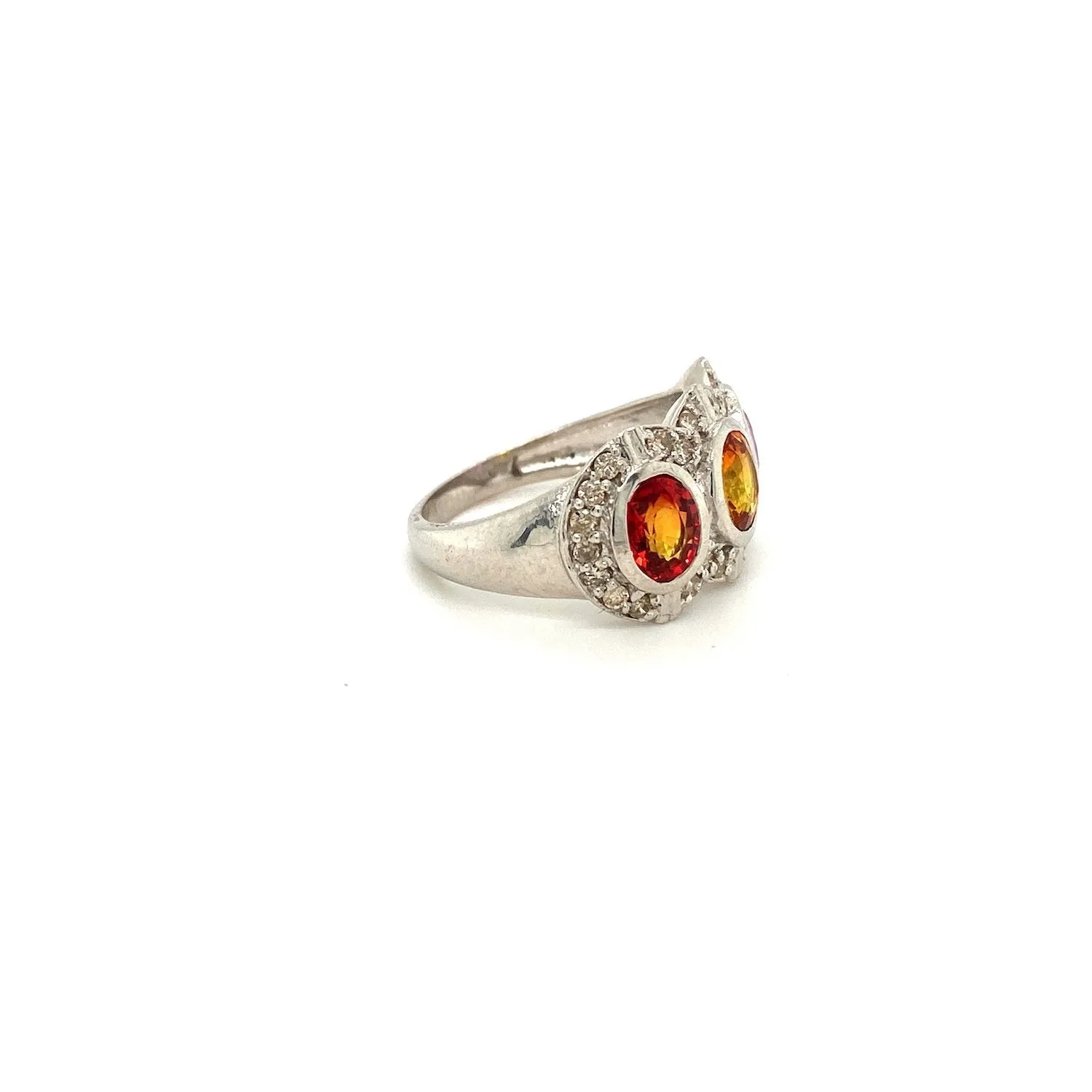 Multi Sapphire Ring in .925 Sterling Silver - KSR 12190
