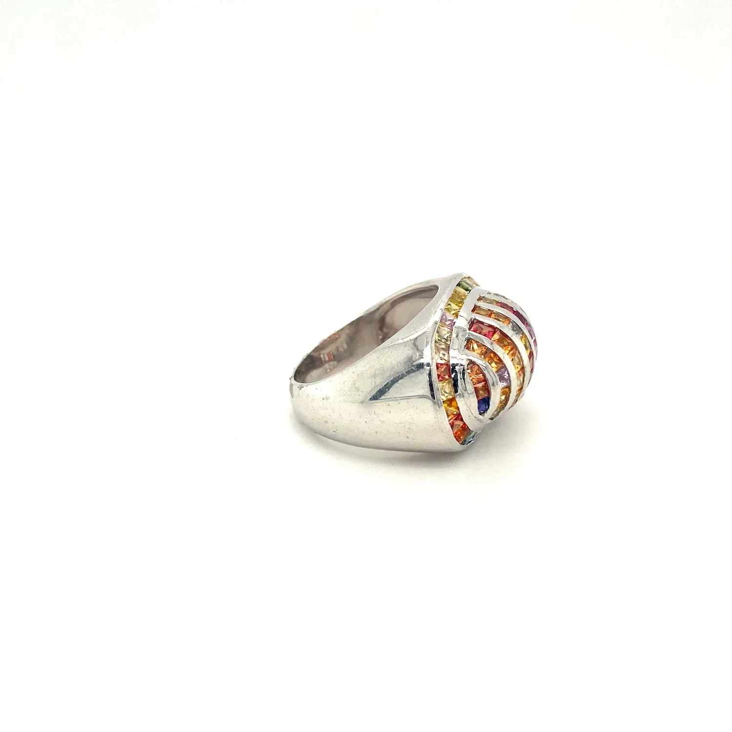 Multi Sapphire Ring in .925 Sterling Silver - KSR 16799