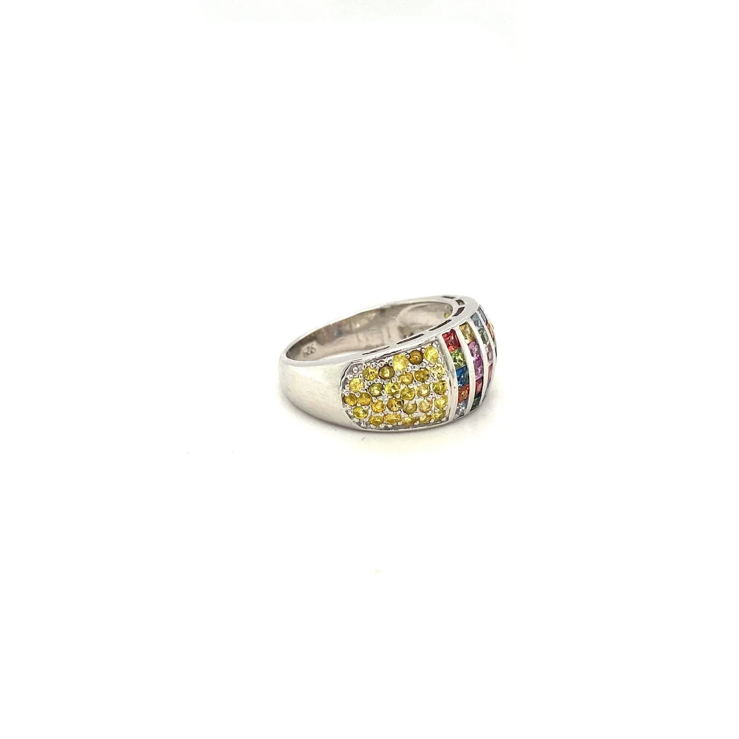 Multi Sapphire Ring in .925 Sterling Silver - KSR 17227