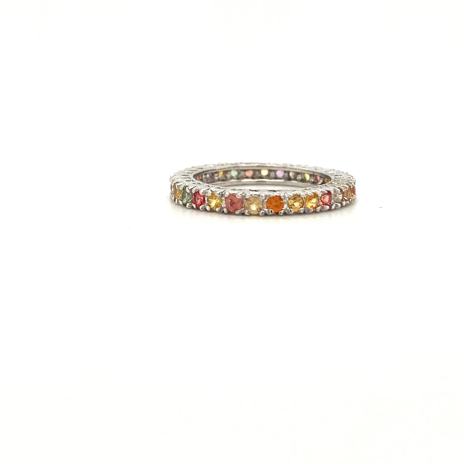 Multi Sapphire Ring in .925 Sterling Silver - KSR 19945