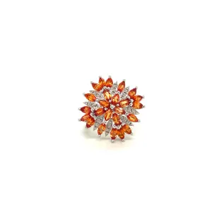Multi Sapphire Ring in .925 Sterling Silver - KSR 2512