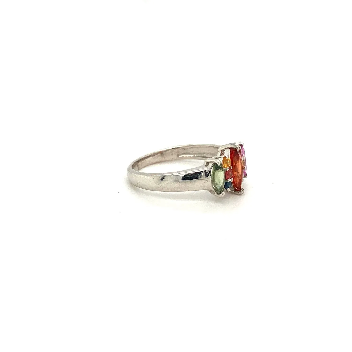 Multi Sapphire Ring in .925 Sterling Silver - KSR 2762