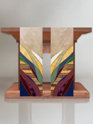 Multi Seasonal Water Design Altar Scarves
