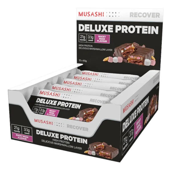 Musashi Deluxe Protein Bar - Rocky Road Flavour