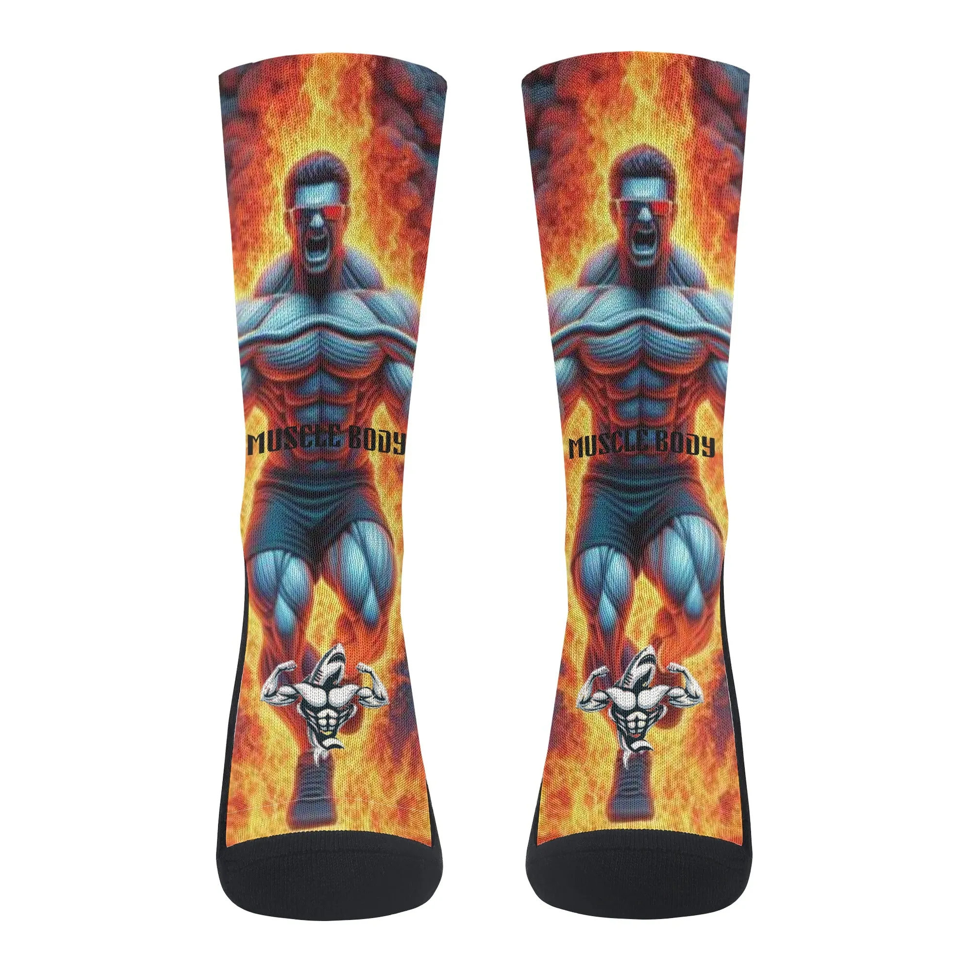 Muscle Body Crew Socks