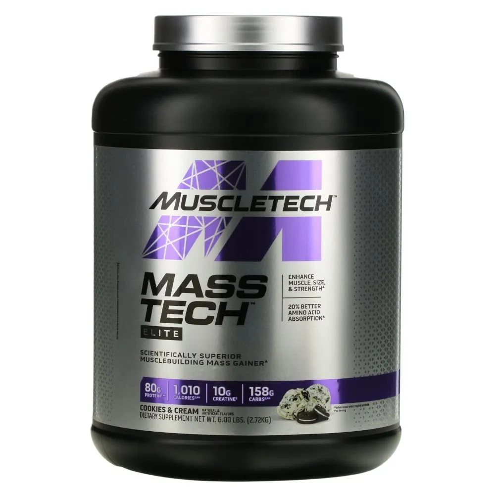 MuscleTech Mass Tech Elite Gainer 6 lbs (Exp 2027)
