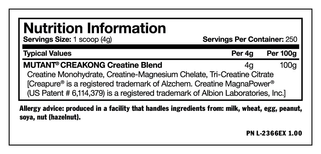MUTANT CREA-KONG 1KG