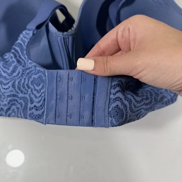 NEW $78 Chantelle [ 36DDDD ]‎ C Jolie Comfort Convertible T-Shirt Bra Blue