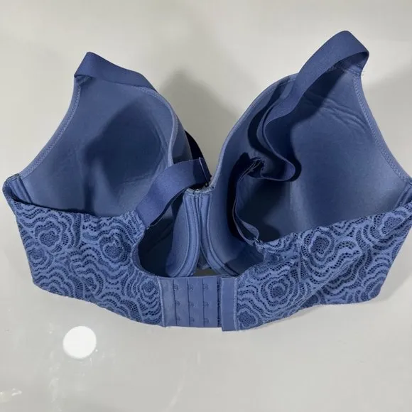 NEW $78 Chantelle [ 36DDDD ]‎ C Jolie Comfort Convertible T-Shirt Bra Blue
