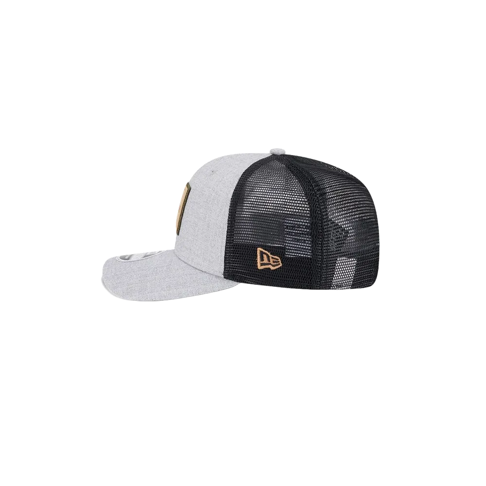 New Era Miami HEAT Heather Patch Trucker Snapback