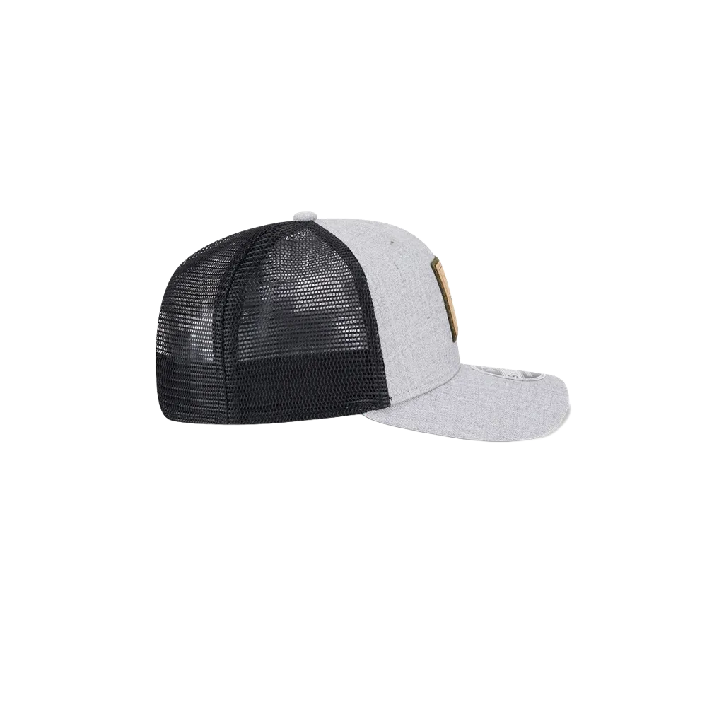 New Era Miami HEAT Heather Patch Trucker Snapback