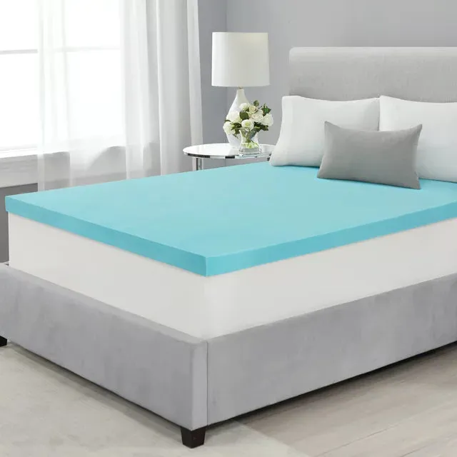 NEW Mainstays 3" Memory Foam Mattress Topper, Queen