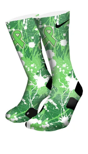 Non Hodgkin's Lymphoma Custom Elite Socks