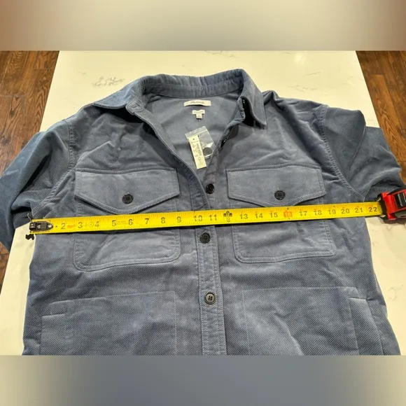 NWT Madewell Corduroy Twill Oversized Shirt-Jacket XS