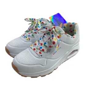 NWT Skechers Uno Gen1 Trendy Dotty Sneaker Size 2.5 Kids