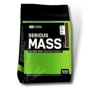 Optimum Nutrition Serious Mass (12 Lbs) Chocolate EXP Mar 2026