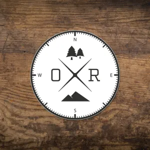 OR Compass Sticker
