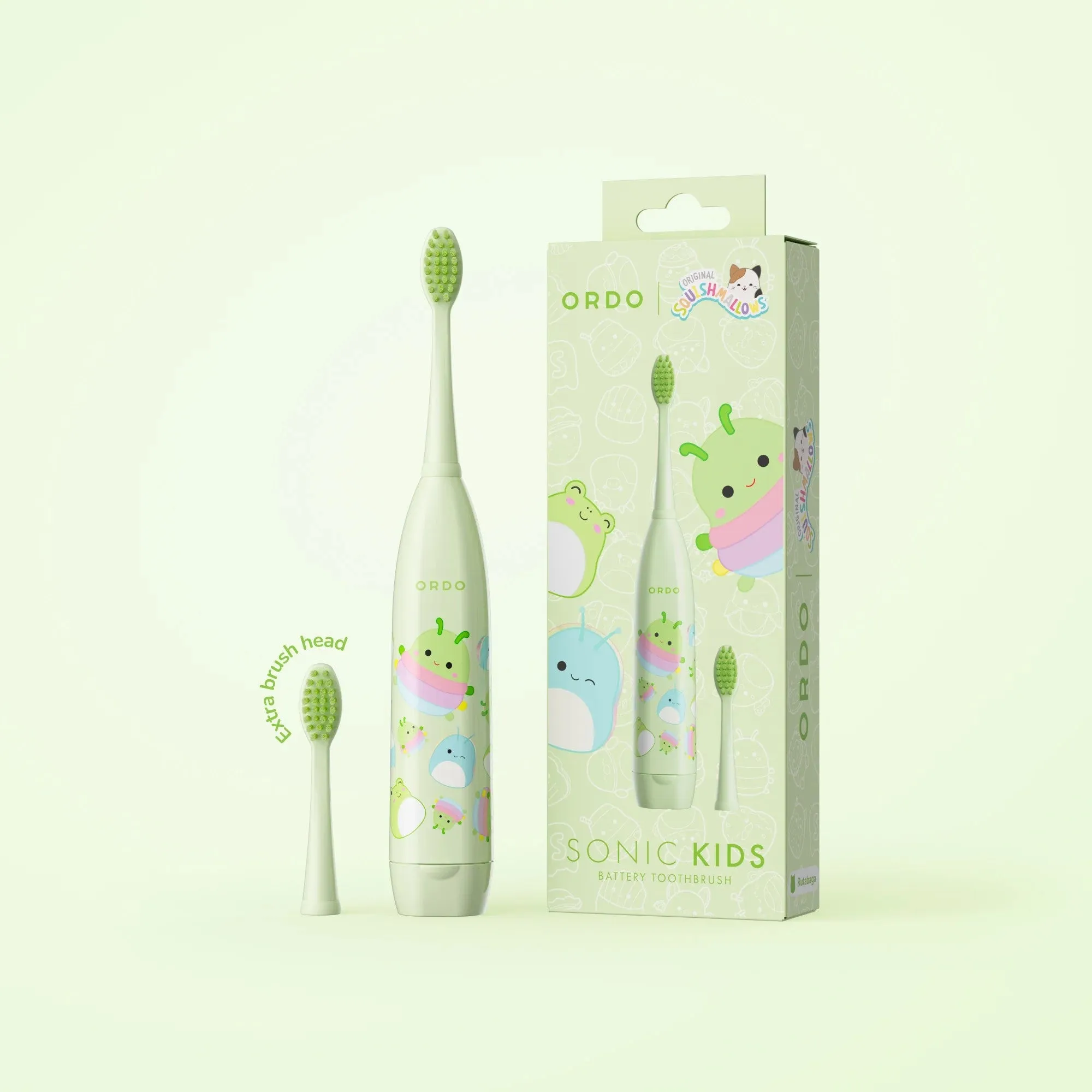 Ordo Sonic Kids Battery Toothbrush - Squishmallows: Variety