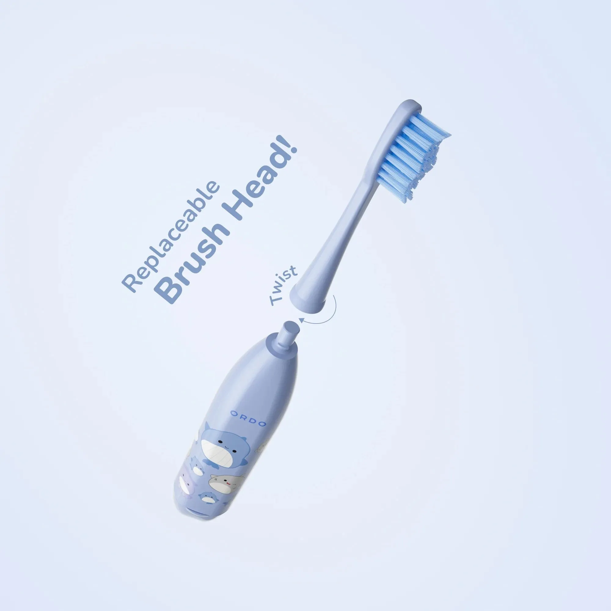 Ordo Sonic Kids Battery Toothbrush - Squishmallows: Variety