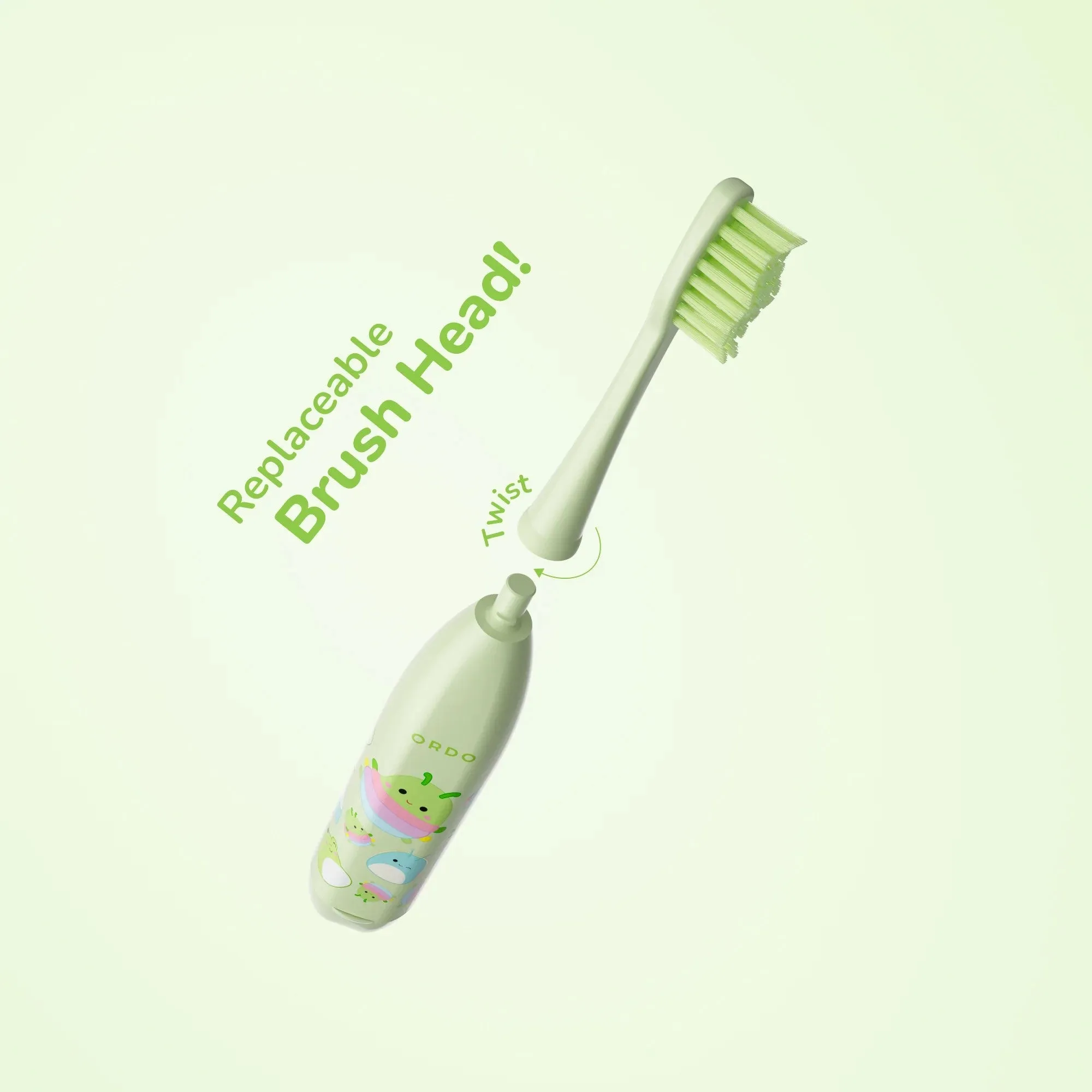 Ordo Sonic Kids Battery Toothbrush - Squishmallows: Variety
