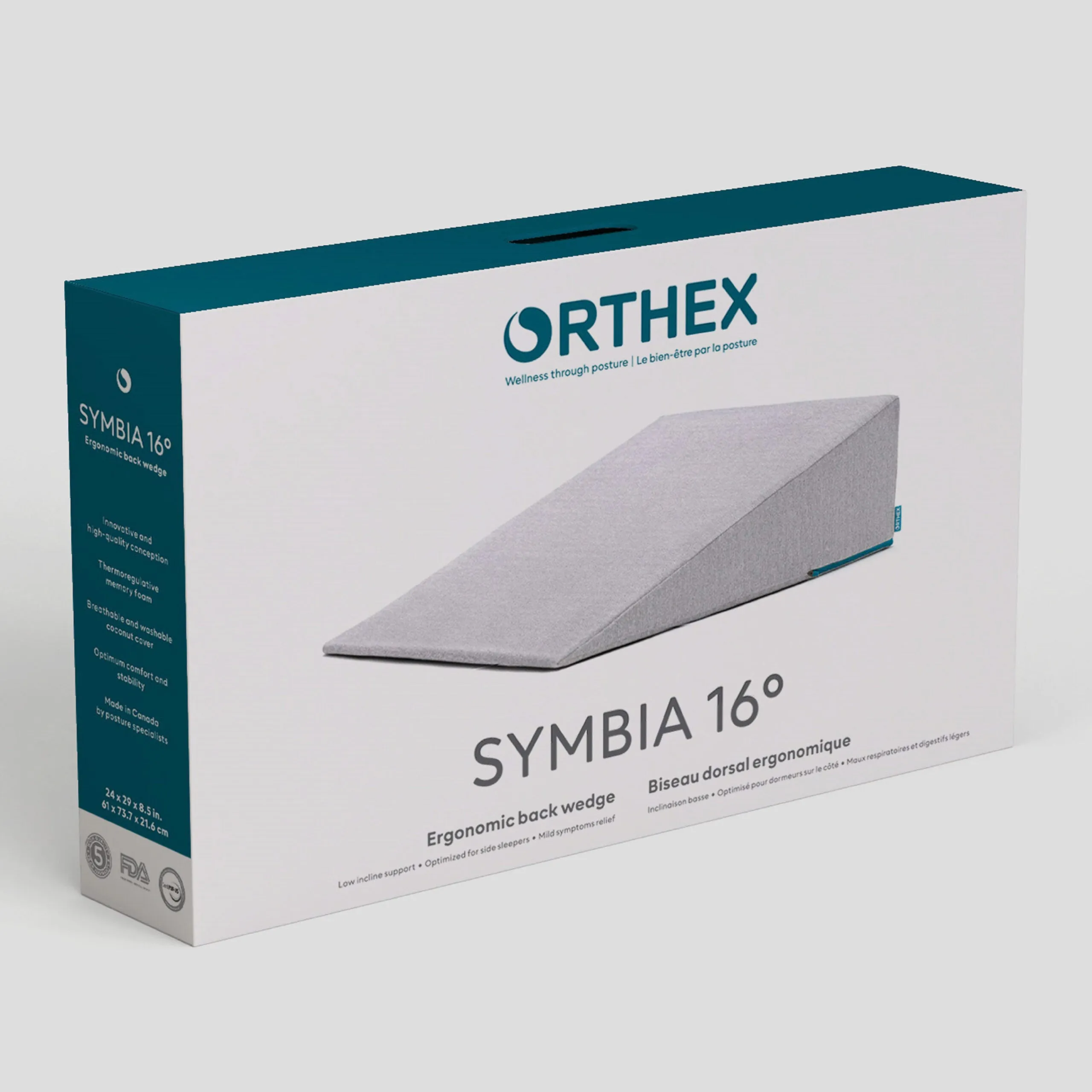 Orthex Symbia 16° Ergonomic Back Wedge (low)