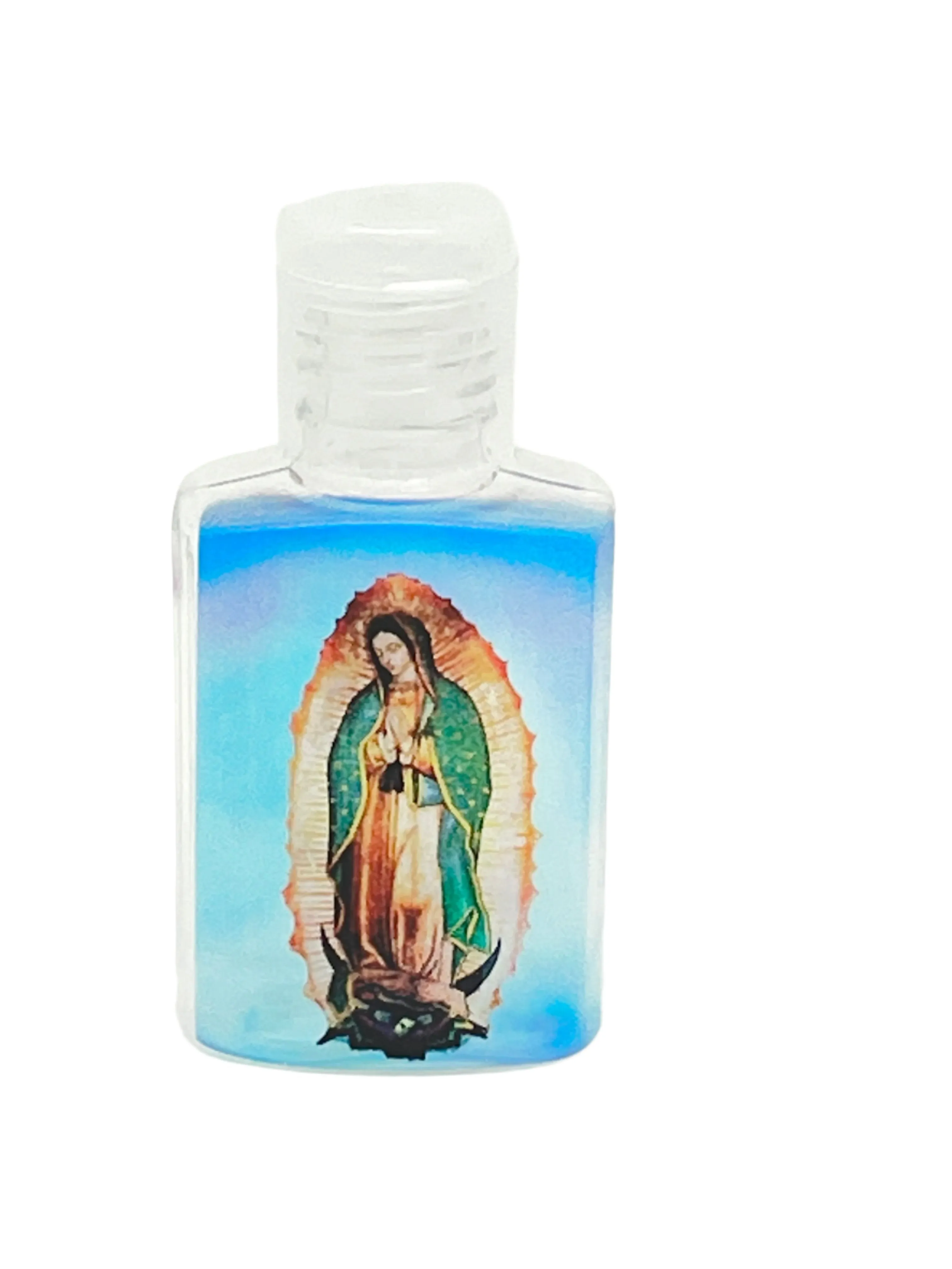 Our Lady of Guadalupe Holy Water Bottle plastic 1 oz.