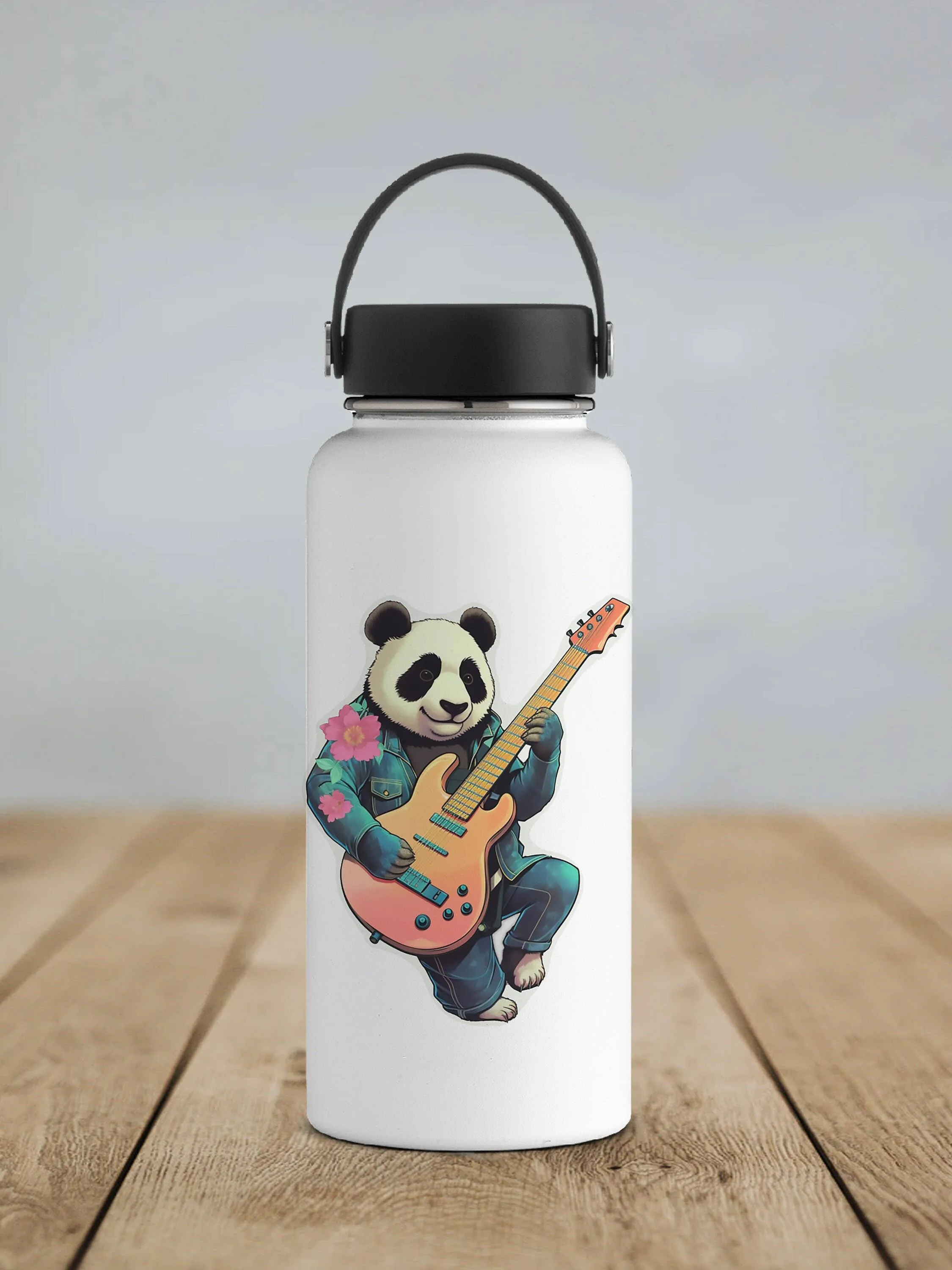 Panda Guitar Sticker: 2