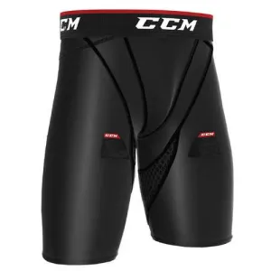 PANTALÓN CORTO CCM DE COMPRESIÓN CON COQUILLA, VELCROS Y GRIP JR.