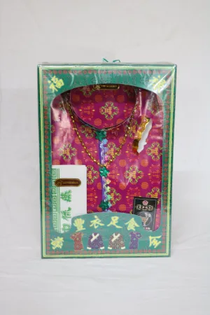 PB029 (Female) Clothes Set with Shoes and Gold Bracelet