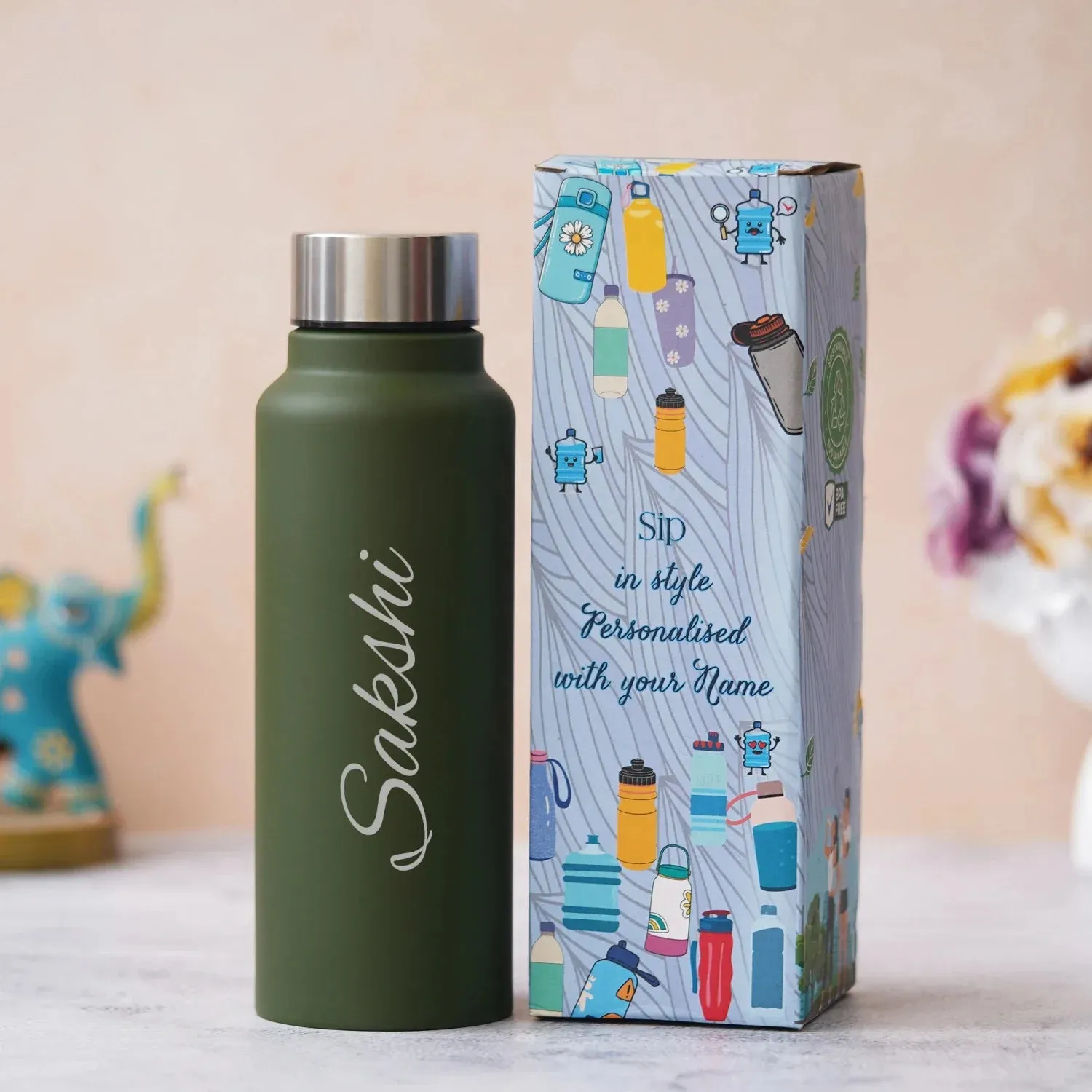 Personalized Perfect Classic Water Bottle - Multi Color 3