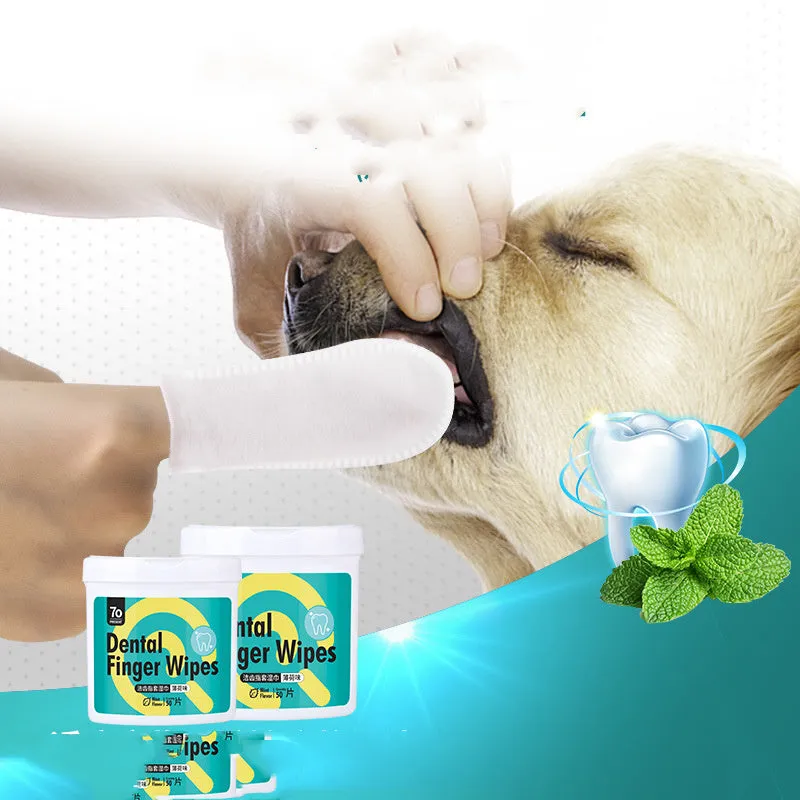 Pet Stone Tartar Cat Dog Finger Cover