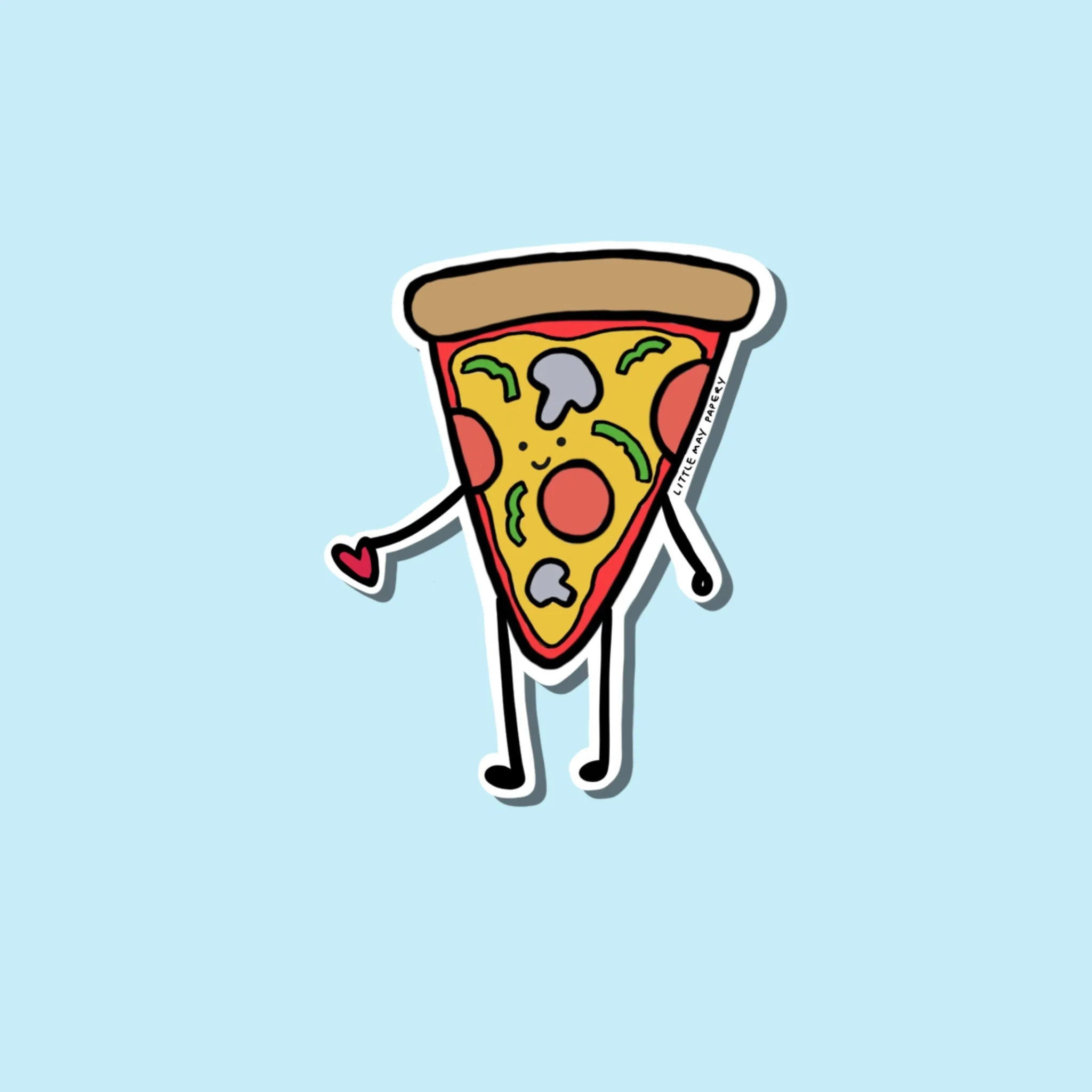 Pizza vinyl sticker