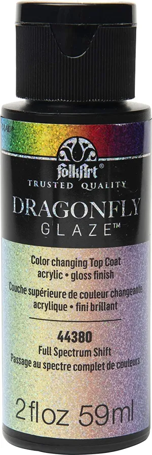 Plaid FolkArt Dragonfly Glaze 2 oz. Full Spectrum