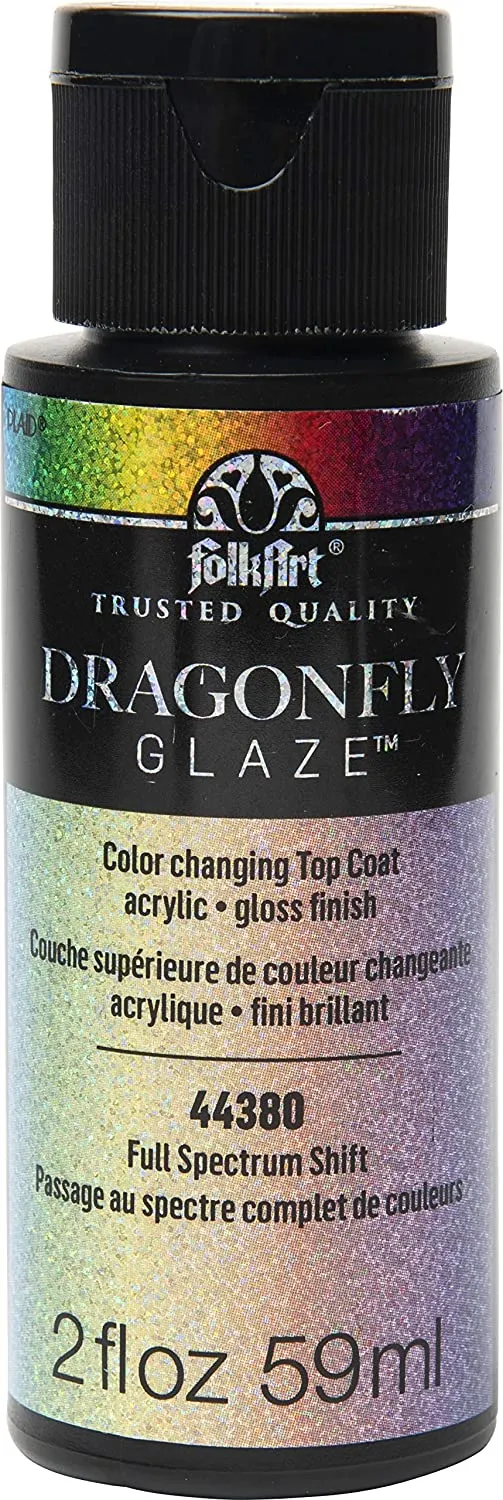 Plaid FolkArt Dragonfly Glaze 2 oz. Full Spectrum