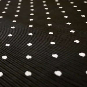 Plisse Fabric Fabric - Black
