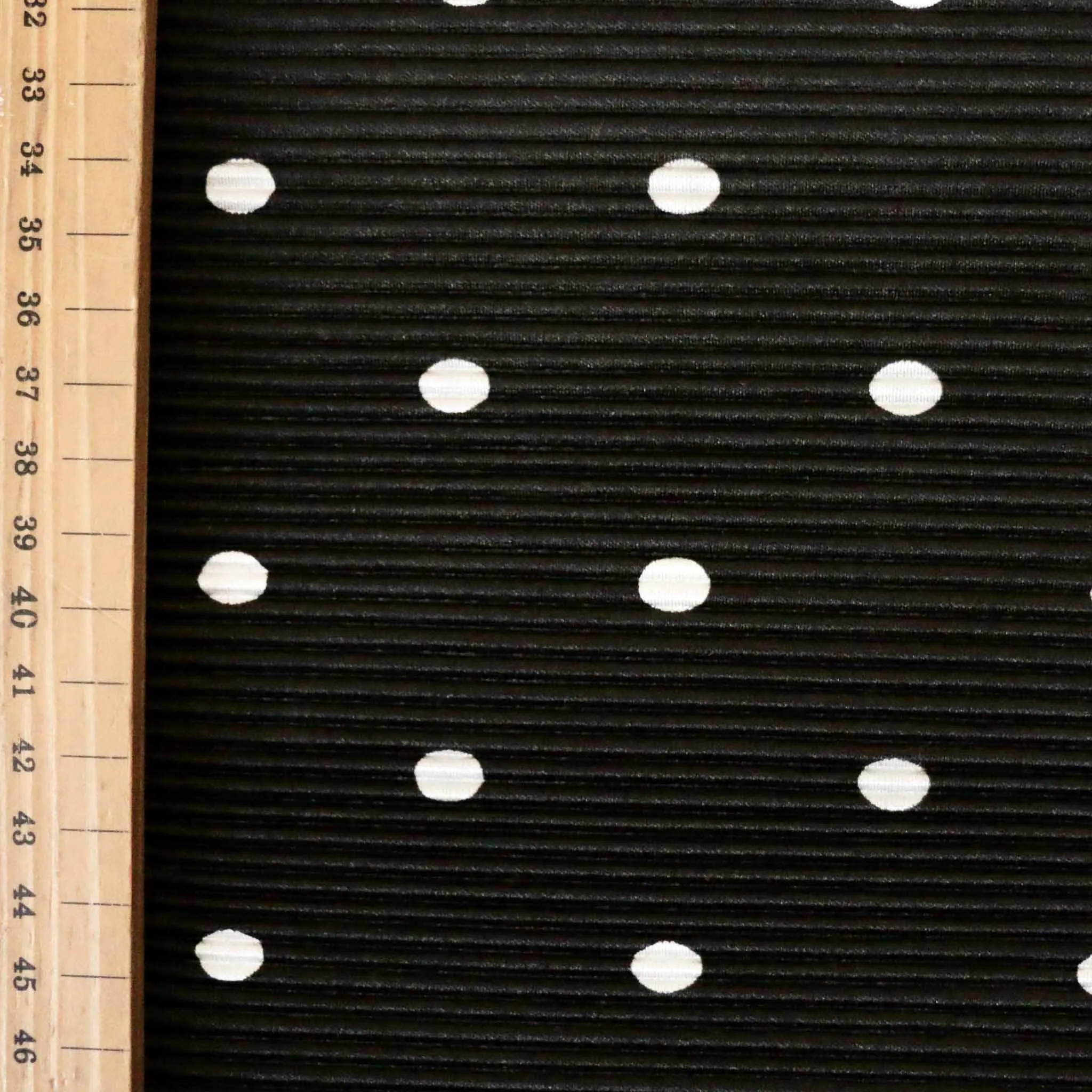 Plisse Fabric Fabric - Black