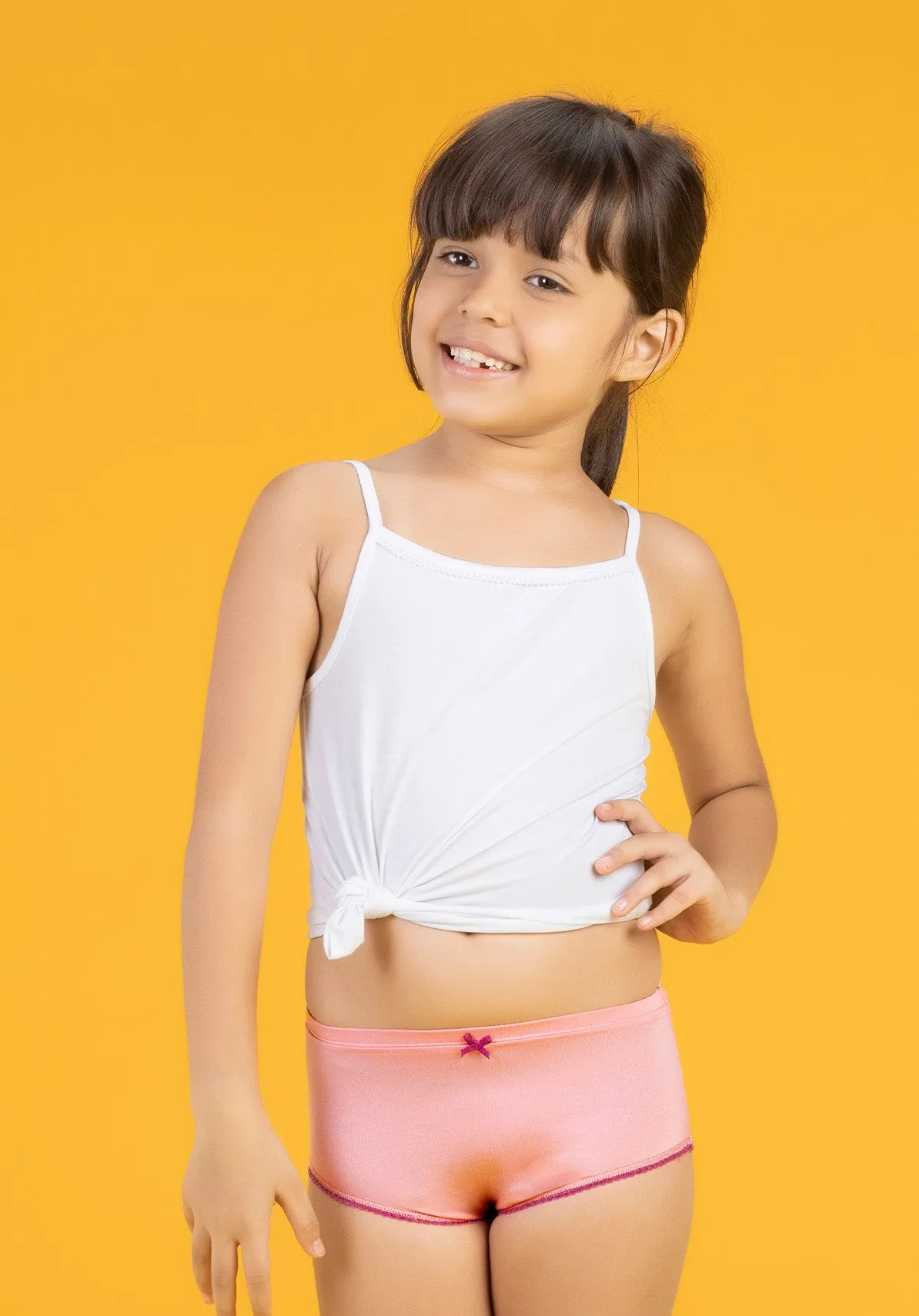 Primary Girls Hipsters Pink Tencel Modal